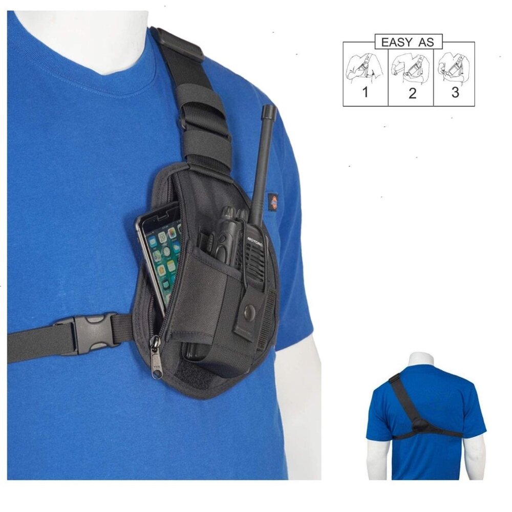 Holsterguy Scanner Phone Chest Harness Holster for Work Scanners - Brand New - Picture 5 of 6